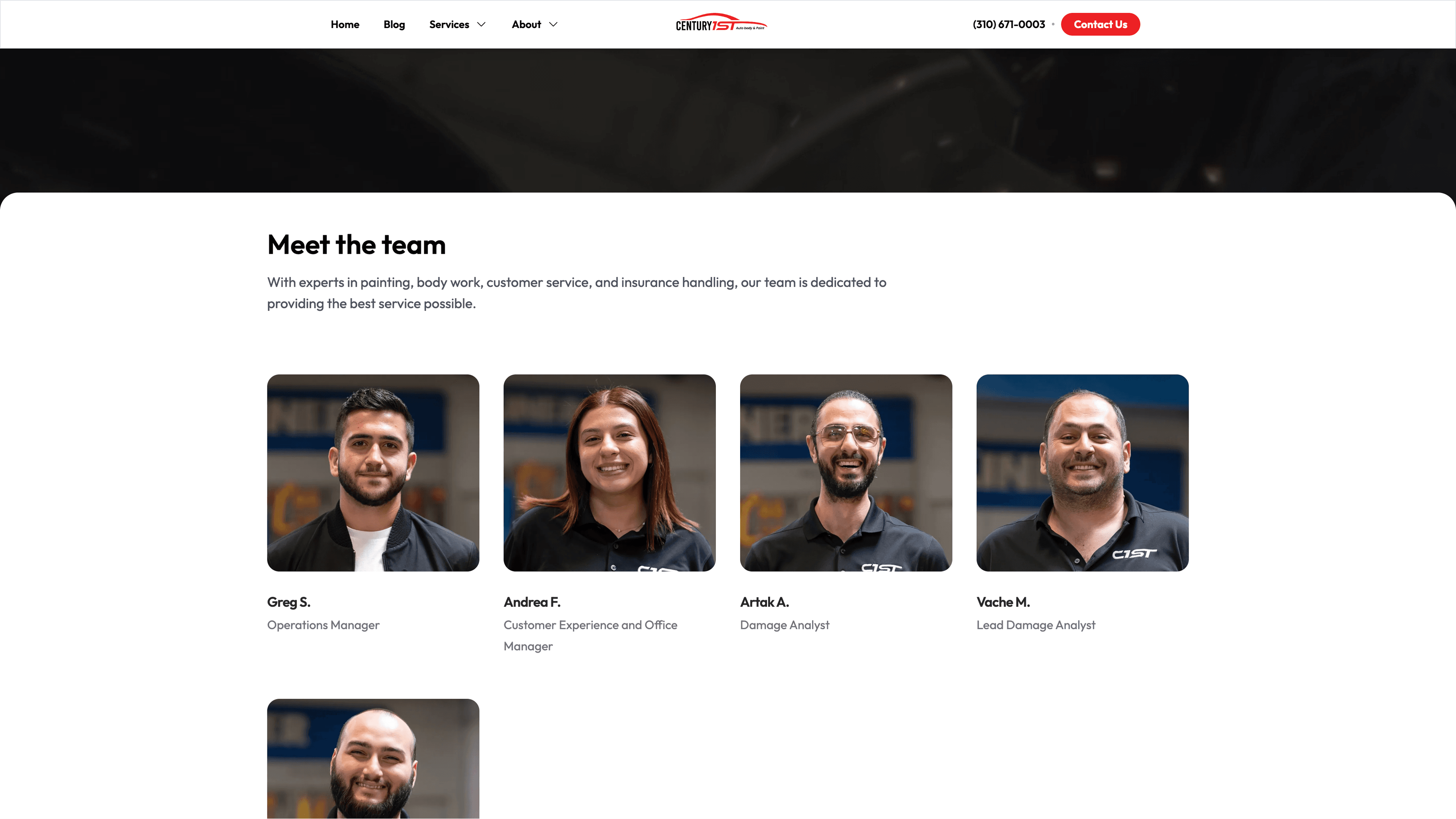 Team Page